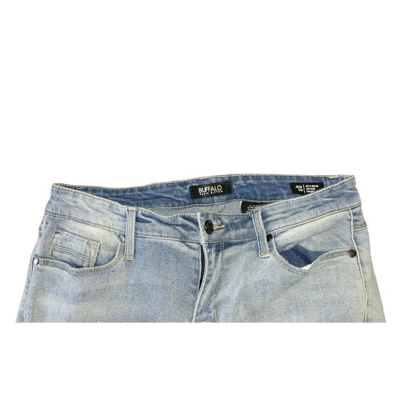 Buffalo David Bitton Rip And Repair Mid Rise Skinny Jeans Women Sz‎ 8/29 Casual - Picture 3 of 6